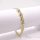 Antiallergene pozlačen zapestnica „Goldfilled“, dolžina 17cm in širina 7 mm, barva 14K