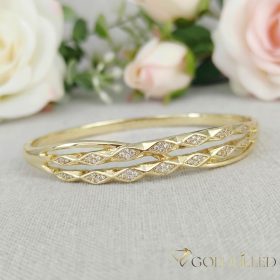   Antiallergene Goldfilled zapestnice 4-10mm  barvna (14K) premer 54mm "odprtljiv"