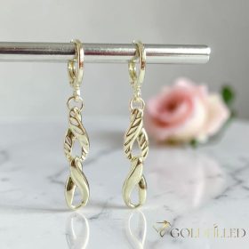 Goldfilled Antiallergene Uhani 42mm 14K barva