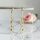 Goldfilled Antiallergene Uhani 42mm 14K barva