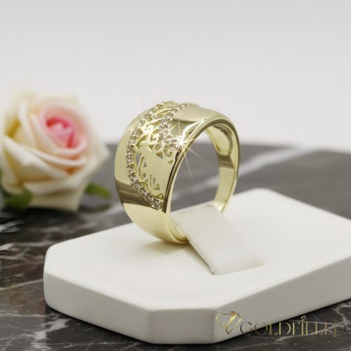 Antialergijski prstan „Goldfilled”, v različnih velikostih, barva 14K