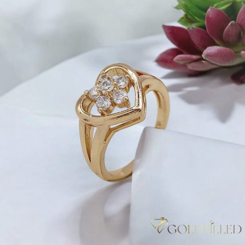 Antialergijski prstan „Goldfilled”, v različnih velikostih, barva 18K