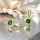Goldfilled antialergijski uhani 19 mm 14K barva
