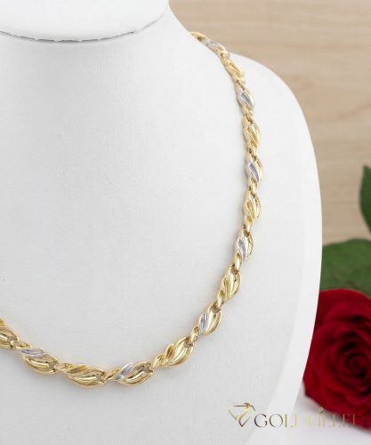 Ekskluzivna antiallergene pozlačena ogrlica „Goldfilled“,  več velikostih debelina 7 mm, barva 14K Multicolor 