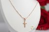Antiallergijska Goldfilled ogrlica 45cm/1mm + obesek, barva 18K