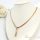 Antiallergijska Goldfilled ogrlica 50cm/4mm + obesek, barva 18K