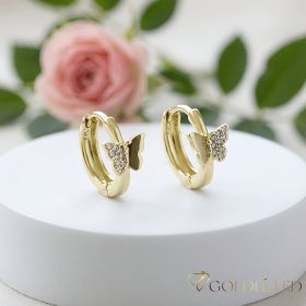 Goldfilled Antialergijske Uhani 13mm 14K barva