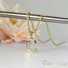   Antiallergene pozlačena ogrlica „Goldfilled“,  več velikostih debelina 2mm, barva 14K