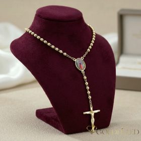   Antialergijska ogrlica Goldfilled 60cm dolga in 4mm široka Barva 14K