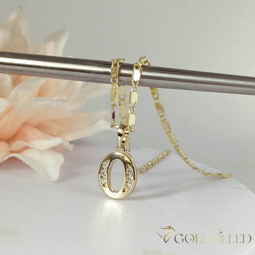 Antiallergene pozlačena ogrlica „Goldfilled“,  več velikostih debelina 2mm, barva 14K