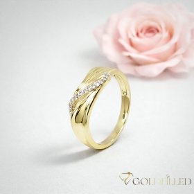   Antialergijski prstan „Goldfilled”, v različnih velikostih, barva 14K