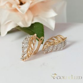 Goldfilled Antiallergijske uhane 20mm 18K barva