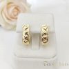 Goldfilled antialergijski uhani 20 mm 14K barva