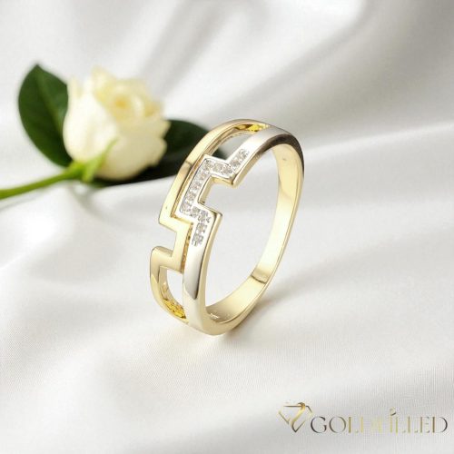 Antialergijski prstan „Goldfilled”, v različnih velikostih, barva 14K