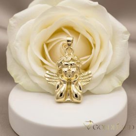 Antiallergijski Goldfilled obesek 38 mm, barva 14K