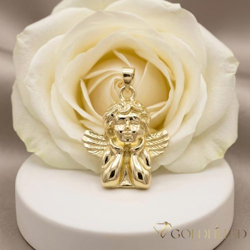 Antiallergijski Goldfilled obesek 38 mm, barva 14K