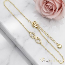Goldfilled Verižica za gleženj Max. 27cm Barva 14K