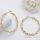 Goldfilled Antialergijske  uhani 35mm 14K barva