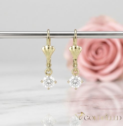 Goldfilled Antialergijske Uhani 22mm 14K barva
