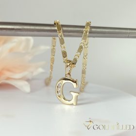   Antiallergene pozlačena ogrlica „Goldfilled“,  več velikostih debelina 2mm, barva 14K