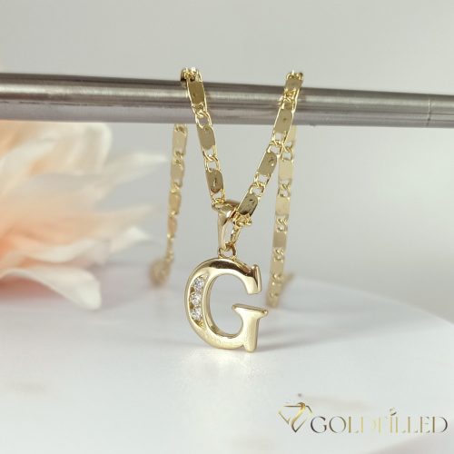 Antiallergene pozlačena ogrlica „Goldfilled“,  več velikostih debelina 2mm, barva 14K