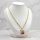 Antiallergijska Goldfilled ogrlica 45cm/3,5mm + obesek, barva 14K