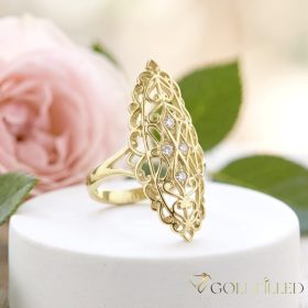   Antialergijski prstan „Goldfilled”, v različnih velikostih, barva 14K