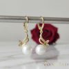 Goldfilled Antiallergene Uhani 36mm 14K barva