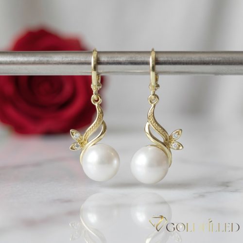 Goldfilled Antiallergene Uhani 36mm 14K barva