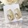 Goldfilled antialergijski uhani 17 mm 14K barva