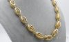 Ekskluzivna antiallergene pozlačena ogrlica „Goldfilled“, dolžina 60 cm in debelina 10 mm, barva 14K (105 gramm)