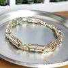Antiallergene Goldfilled zapestnice 24cm /8-9mm, večbarvna (14K) 