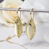 Goldfilled Antiallergene Uhani 38mm 14K barva