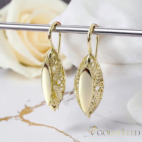 Goldfilled Antiallergene Uhani 38mm 14K barva
