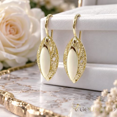 Goldfilled Antiallergene Uhani 38mm 14K barva