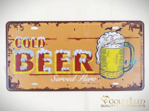 DEKORATIVNA KOVINSKA TABLA 15X30 CM