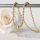 Antiallergijska Goldfilled ogrlica 55cm/3mm + obesek, barva 14K
