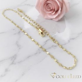 Goldfilled Verižica za gleženj Max. 27cm Barva 14K