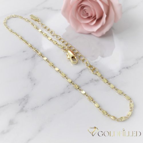 Goldfilled Verižica za gleženj Max. 27cm Barva 14K