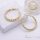 Goldfilled Antialergijske  uhani 30mm 14K barva