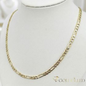   Ekskluzivna antiallergijska Goldfilled ogrlica 50cm/4mm, 14K večbarvna