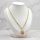 Antiallergijska Goldfilled ogrlica 50cm/3,5mm + obesek, barva 14K
