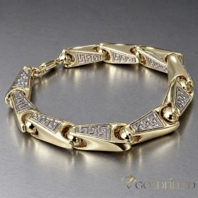   Antiallergene Goldfilled zapestnice 22cm /10mm, večbarvna 14K