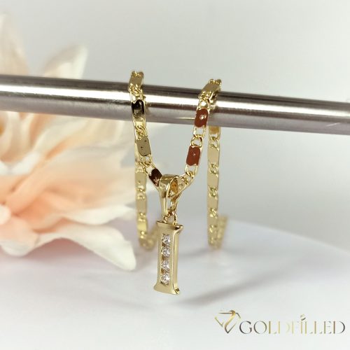 Antiallergene pozlačena ogrlica „Goldfilled“,  več velikostih debelina 2mm, barva 14K