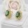 Goldfilled antialergijski uhani 18mm 14K barva