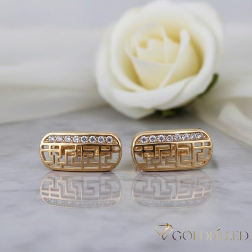 Goldfilled Antiallergijske uhane 20mm 18K barva