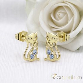 Goldfilled Antialergijske Uhani 13mm 14K barva