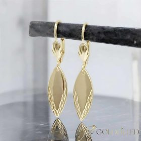 Goldfilled Antiallergene Uhani 30mm 14K barva