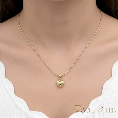 Antiallergijska Goldfilled ogrlica 50cm/1mm + obesek, barva 14K