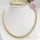 Antiallergene Goldfilled ogrlica 50 cm/6mm + zapestnica 19 cm , barva 14K